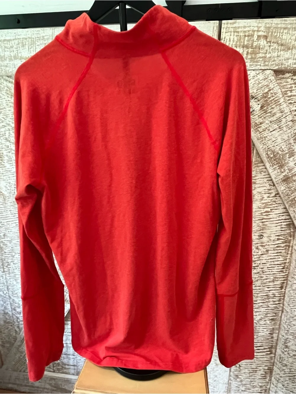 Stio Women’s Red 1/4 Zip Long Sleeve Activewear Top size XL - Picture 2 of 7